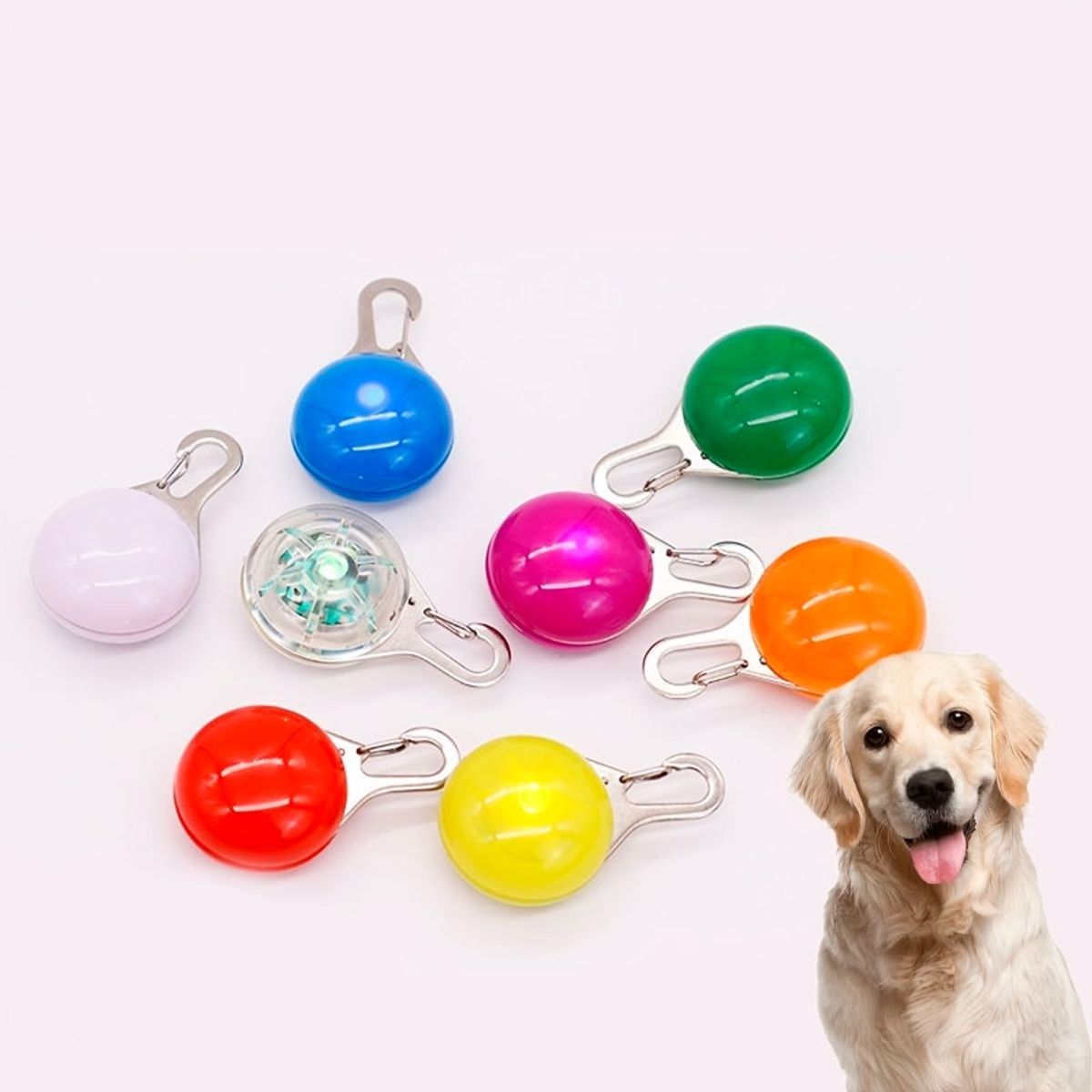 MARBEN PETS - Colgante Led Luminoso Mpets Para Collar Perro