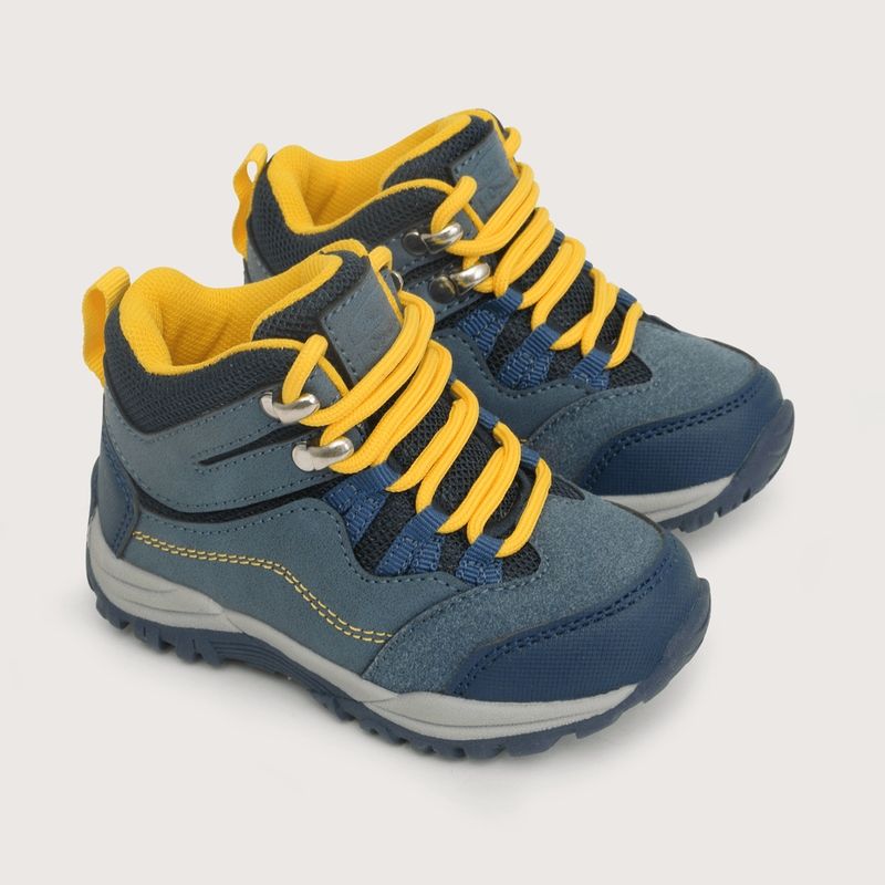 OPALINE - Botin outdoor de niño azul (22 a 29)