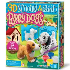 4M - Moldea Pinta Cachorros 3D
