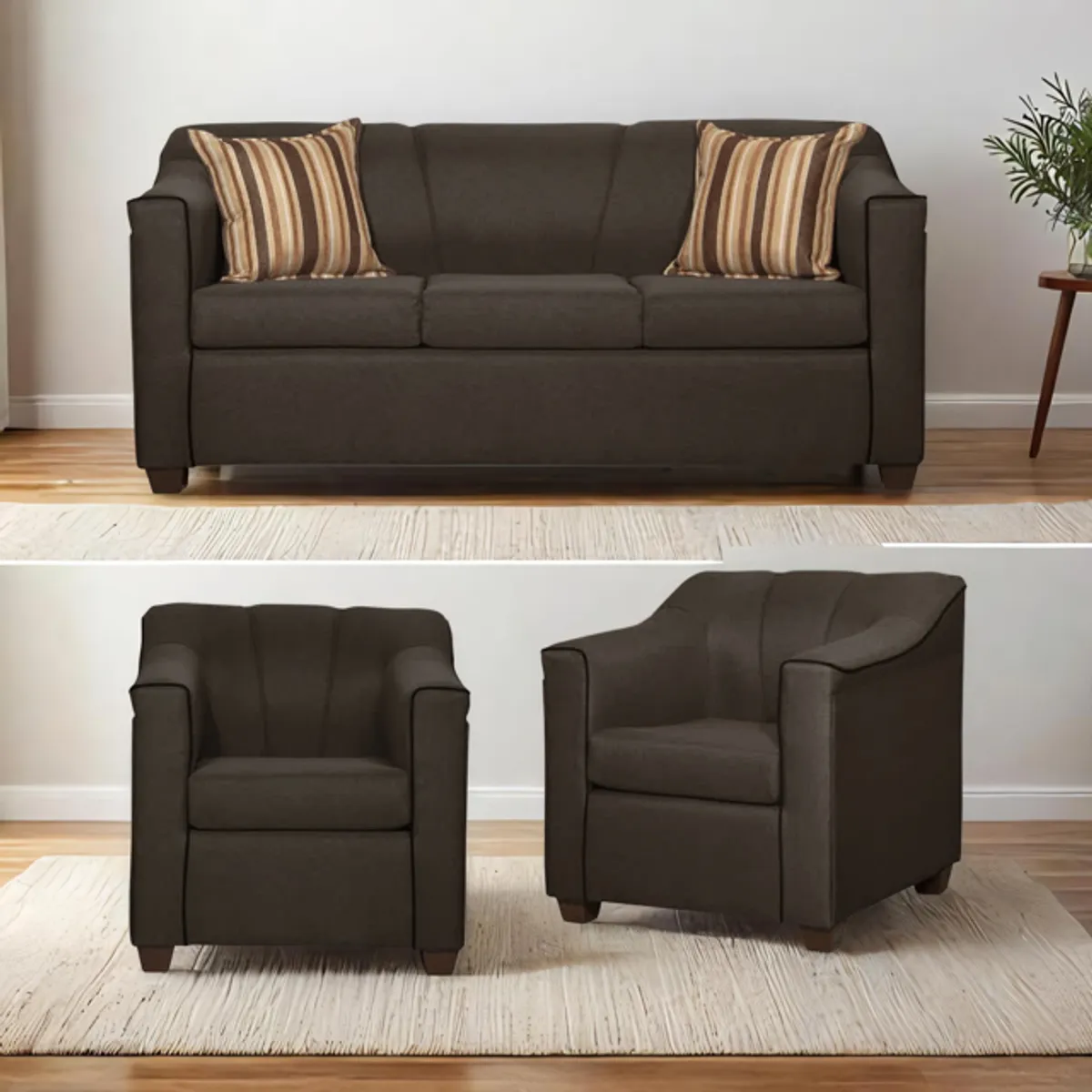 RUZAM MOBEL - LIVING 3-1-1 VENECIA CAFE LINO