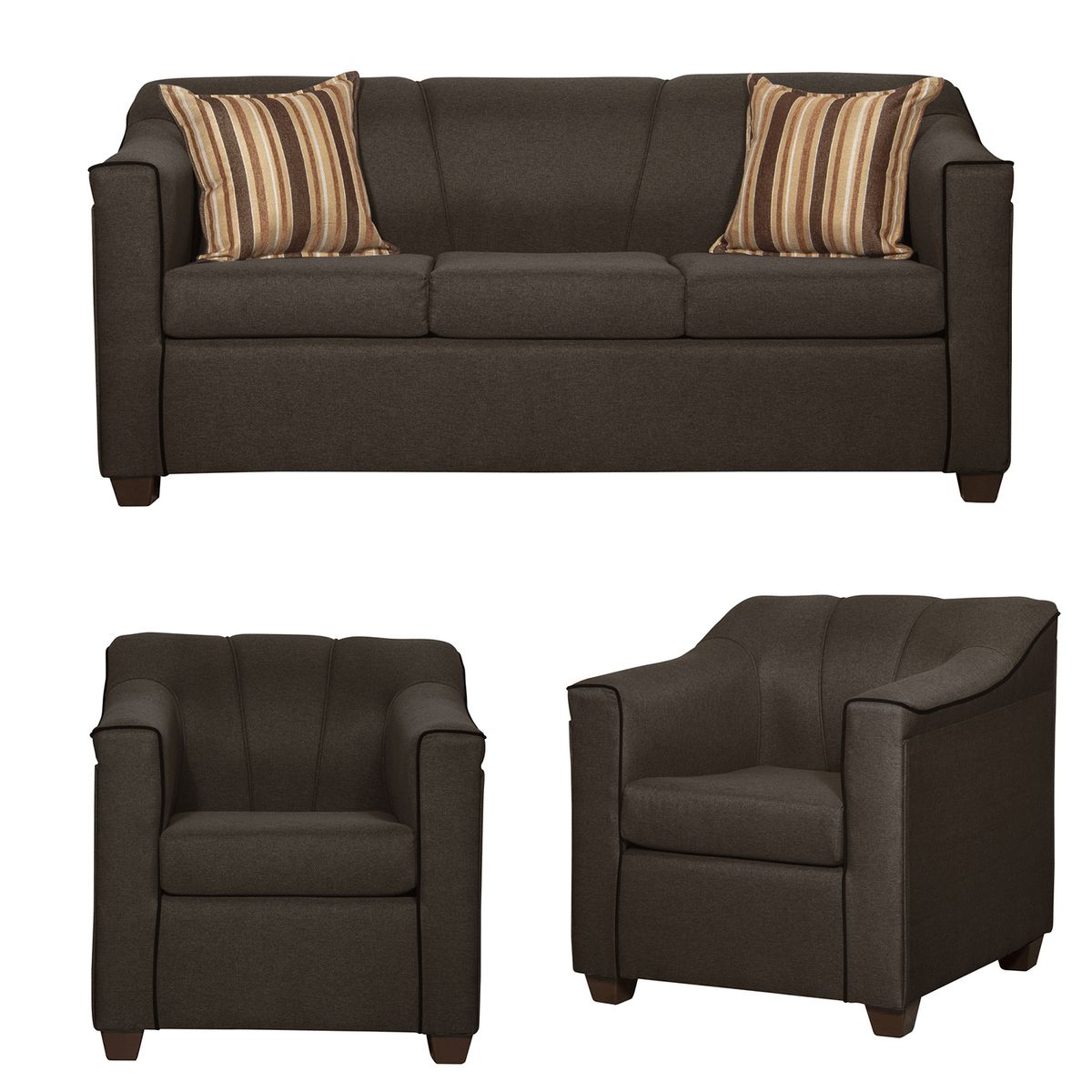 RUZAM MOBEL - LIVING 3-1-1 VENECIA CAFE LINO