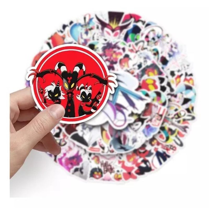 GARSIL - 50 Stickers De Helluva Boss - Etiquetas Autoadhesivas