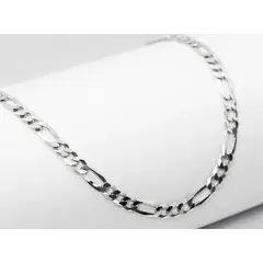 SCJOYAS - Cadena de Plata ley 925, Modelo Cartier Largo 60 cm Peso 17.8 gr.