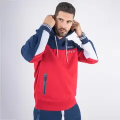GANGSTER - Polerón Hoddie Fleece Locked Azul