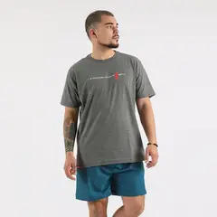 GANGSTER - Polera Mc Básica Narrative Gris