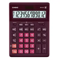 CASIO - Calculadora Gr-12c-Wr Escritorio - Gris
