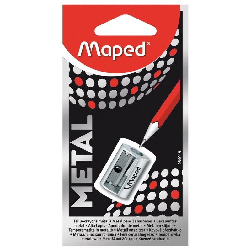 MAPED - Blister Sacapuntas Metálico Satélite Maped