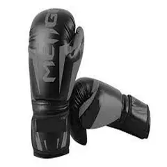 EVERSO - Guantes De Boxeo Transpirable 10oz 12oz Solo Negro