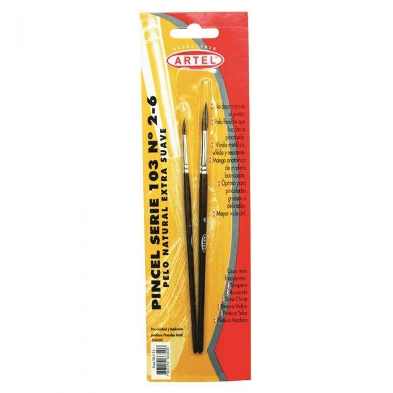 ARTEL - Blister Pinceles 103 NÂ°2-6 Artel
