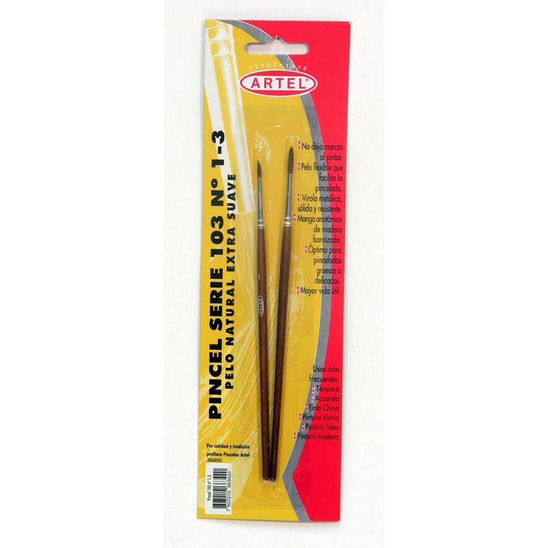 ARTEL - Blister Pinceles 103 NÂ°1-3 Artel