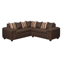 SECCIONAL 5 CUERPOS MILANO CAFÉ LINO