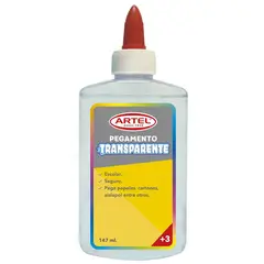 ARTEL - Pegamento Transparente Escolar 147ml.