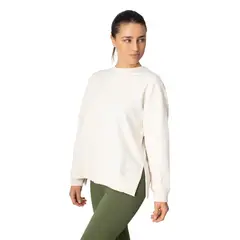 LENGA - Polerón De Mujer Cuello Redondo Rayen Lenga® Sustentable.
