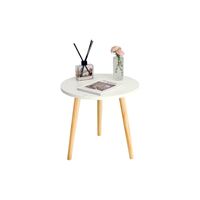 Mesa Decorativa Redonda Para Living 40x50 cm.