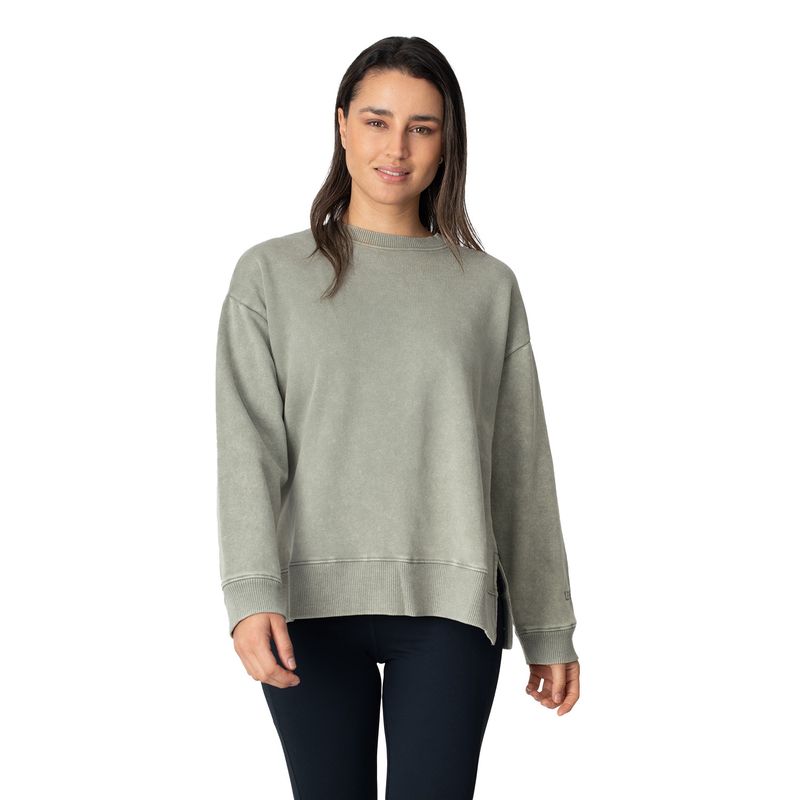 LENGA - Polerón De Mujer Cuello Redondo Rayen Lenga® Sustentable