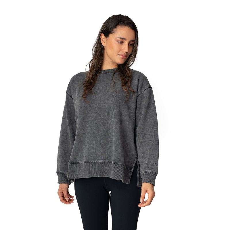 LENGA - Polerón De Mujer Cuello Redondo Rayen Lenga® Sustentable.