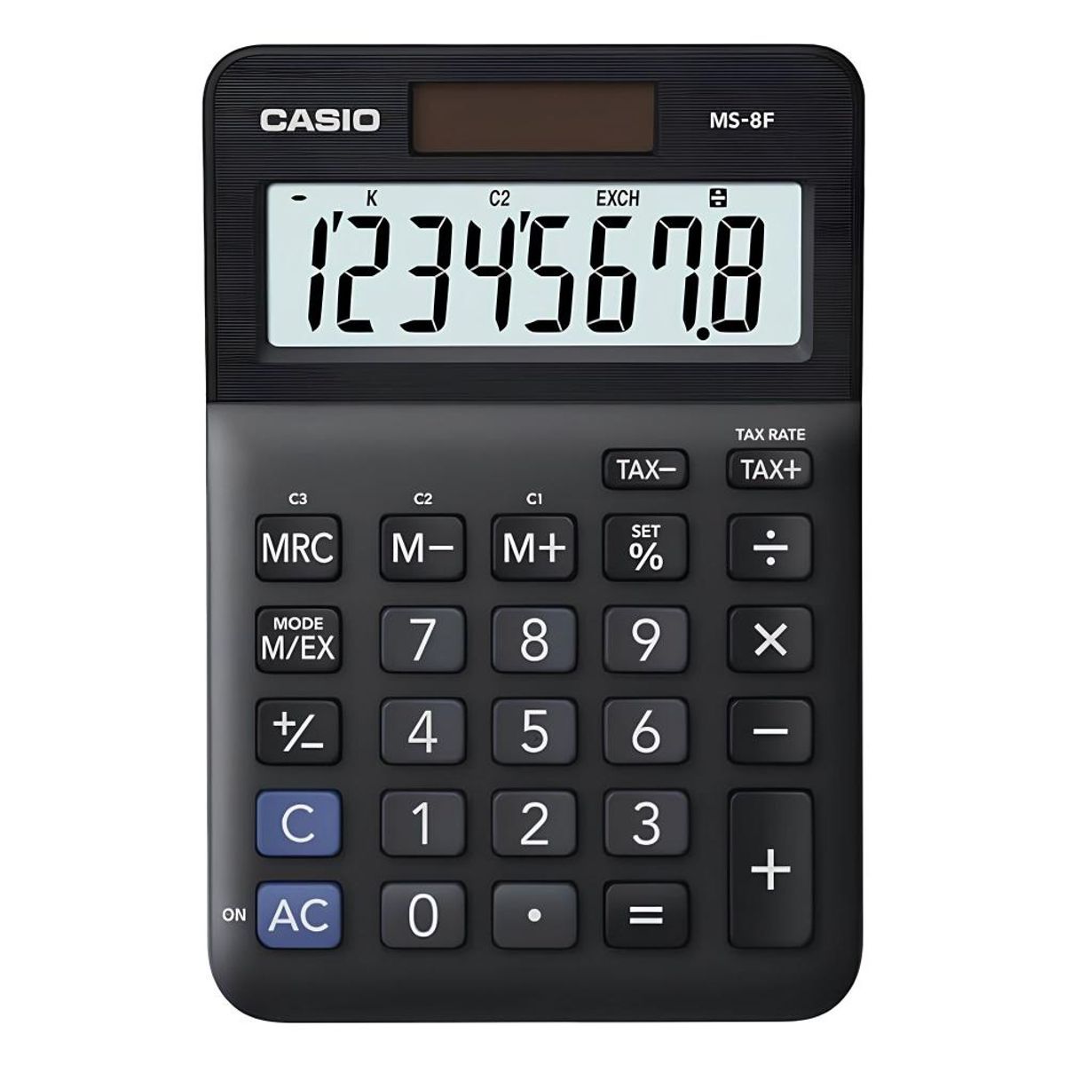 CASIO - Calculadora Ms-8f Escritorio - Negro