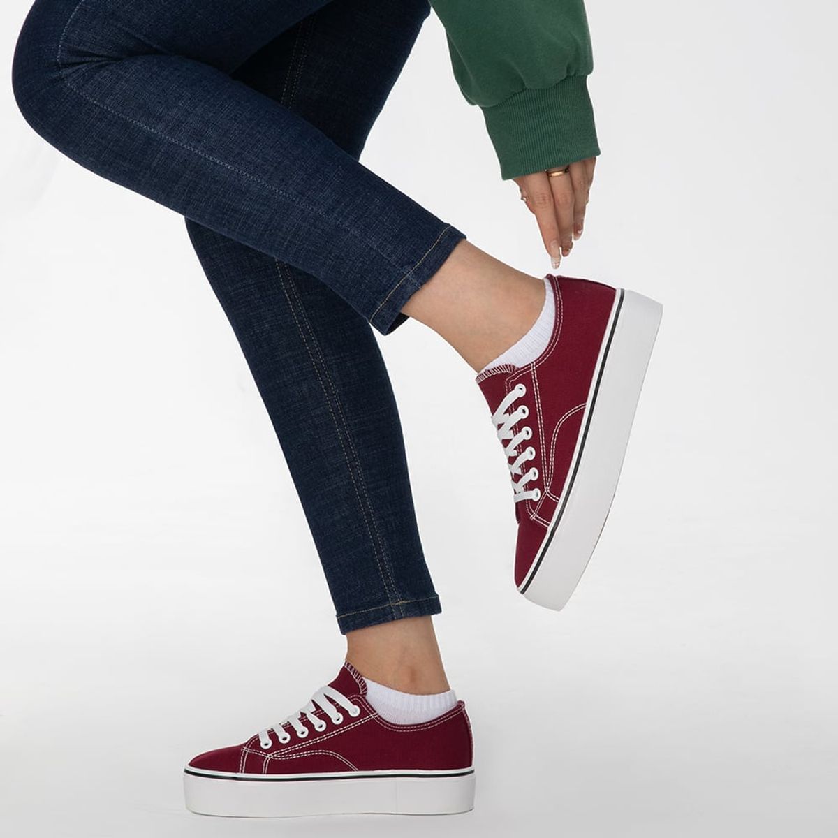 WEIDE - Zapatilla Mujer Oliveria Rojo Weide