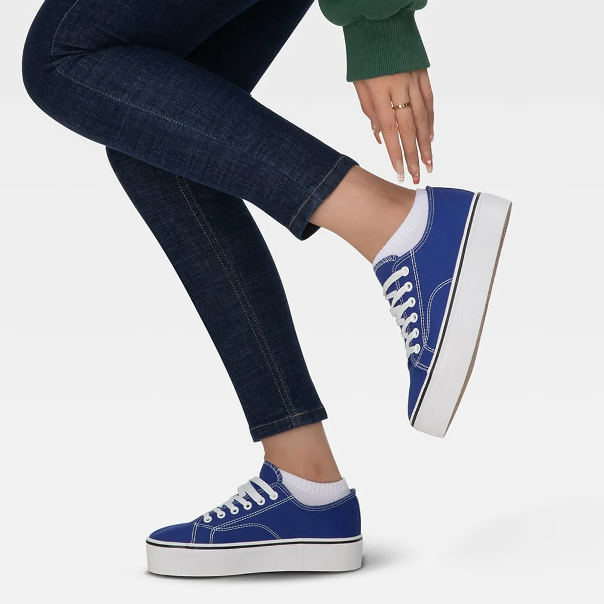 WEIDE - Zapatilla Mujer Oliveria Azul Weide