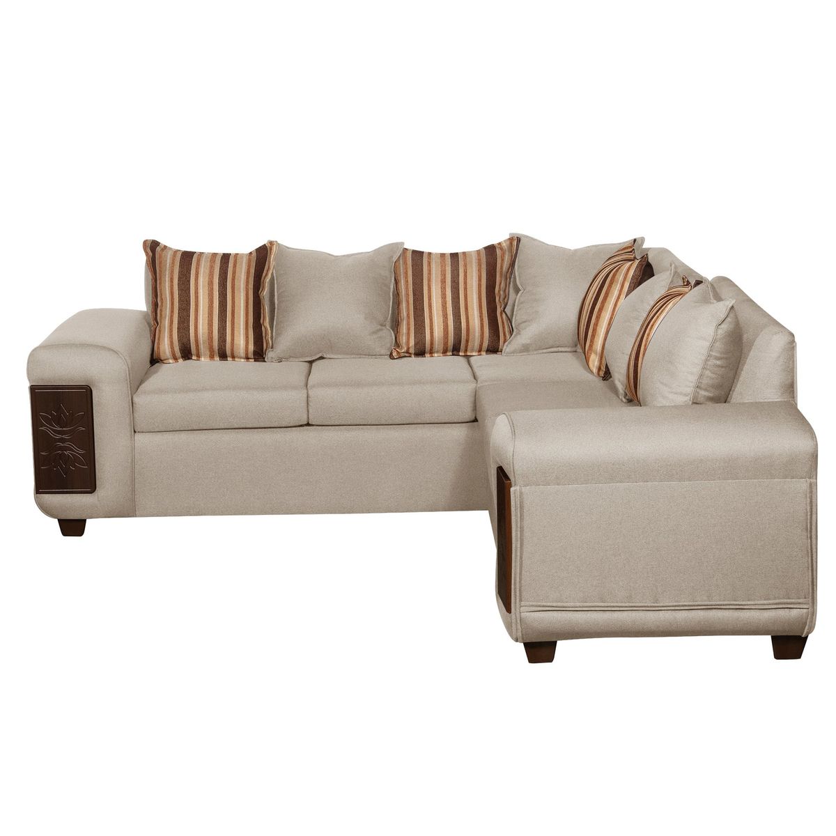 RUZAM MOBEL - SECIONAL 5 CUERPOS MILANO BEIGE LINO