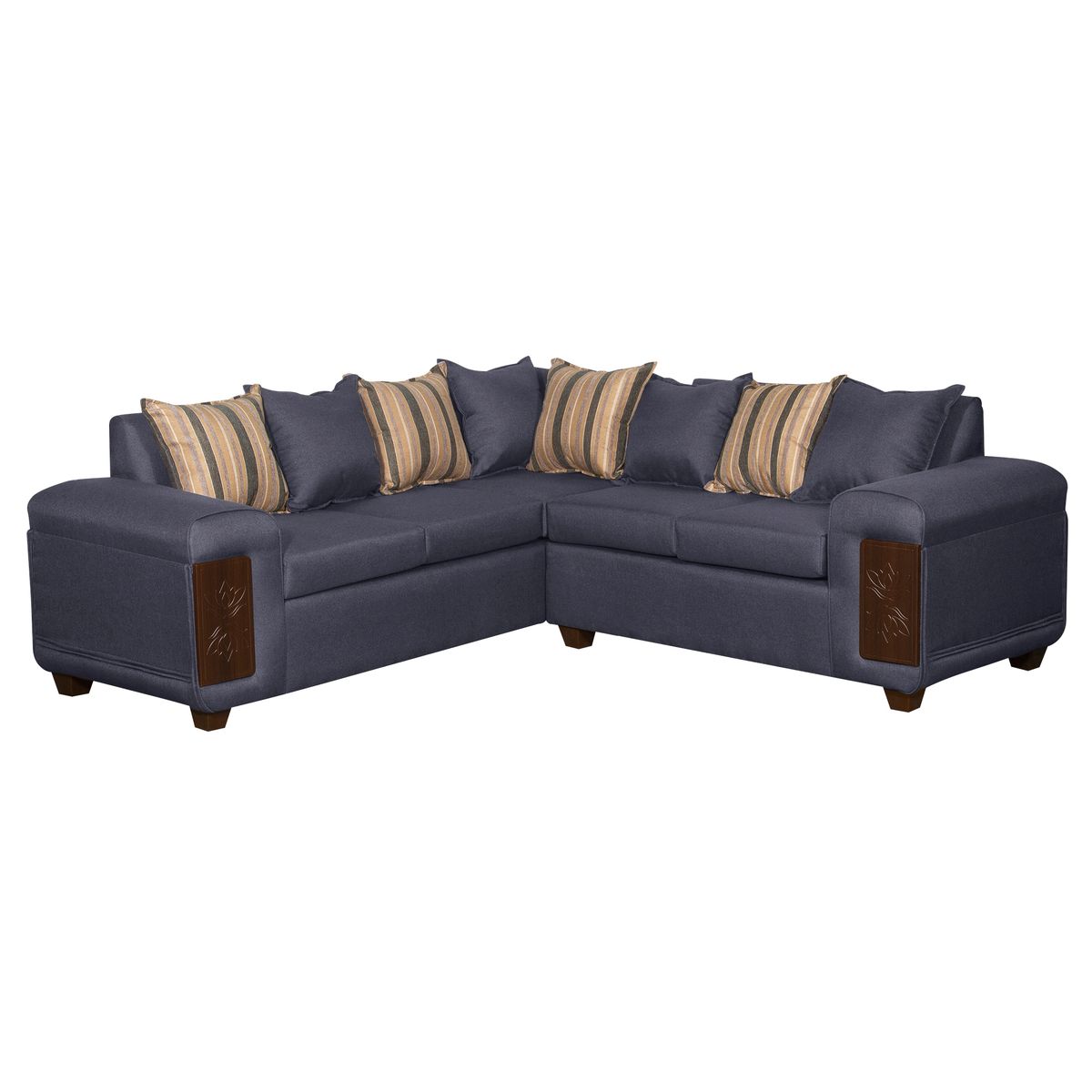 RUZAM MOBEL - SECCIONAL 5 CUERPOS MILANO GRIS