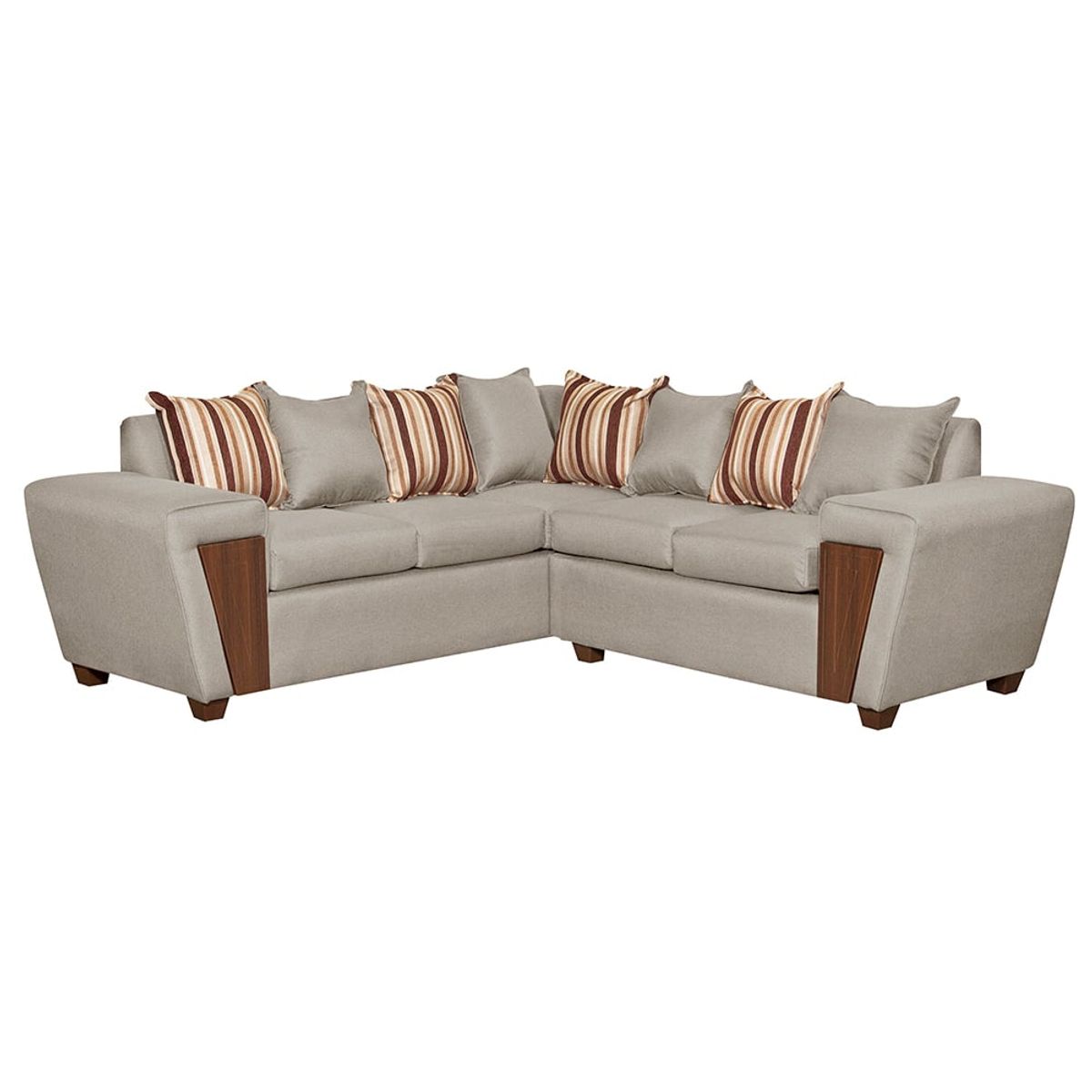 RUZAM MOBEL - SOFA SECCIONAL 5 CUERPOS CRETA  BEIGE