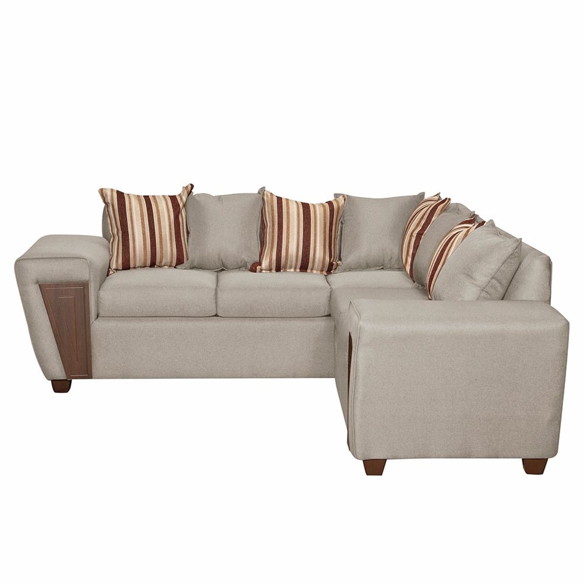 RUZAM MOBEL - SOFA SECCIONAL 5 CUERPOS CRETA  BEIGE