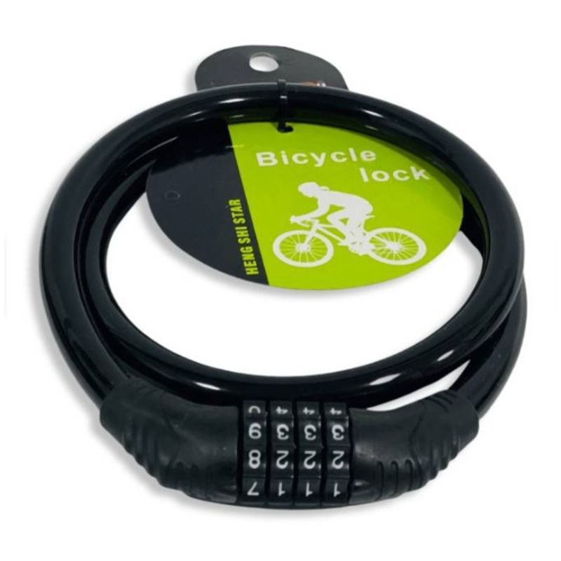 GENERICO - Cadena de Seguridad con clave Para bicicletas Candado