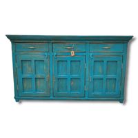 BUFFET RUSTICO COLOR PETROLEO