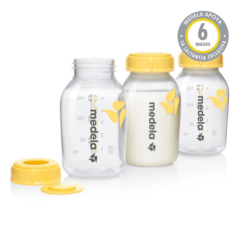 MEDELA - Botellas De Almacenamiento De Leche 3 Unidades Medela