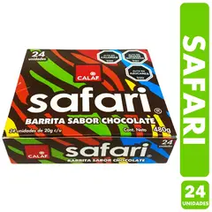CALAF - Safari - Barras De Chocolate (Caja Con 24 Unidades)
