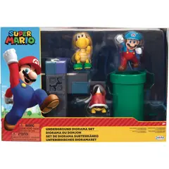 JAKKS PACIFIC - Diorama - Set Subterráneo Súper Mario World Of Nintendo-