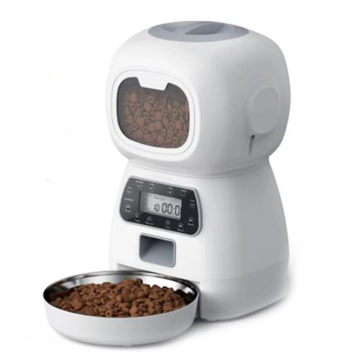 GENERICO - Dispensador De Comida Para Mascotas Comedero Con Tiempo