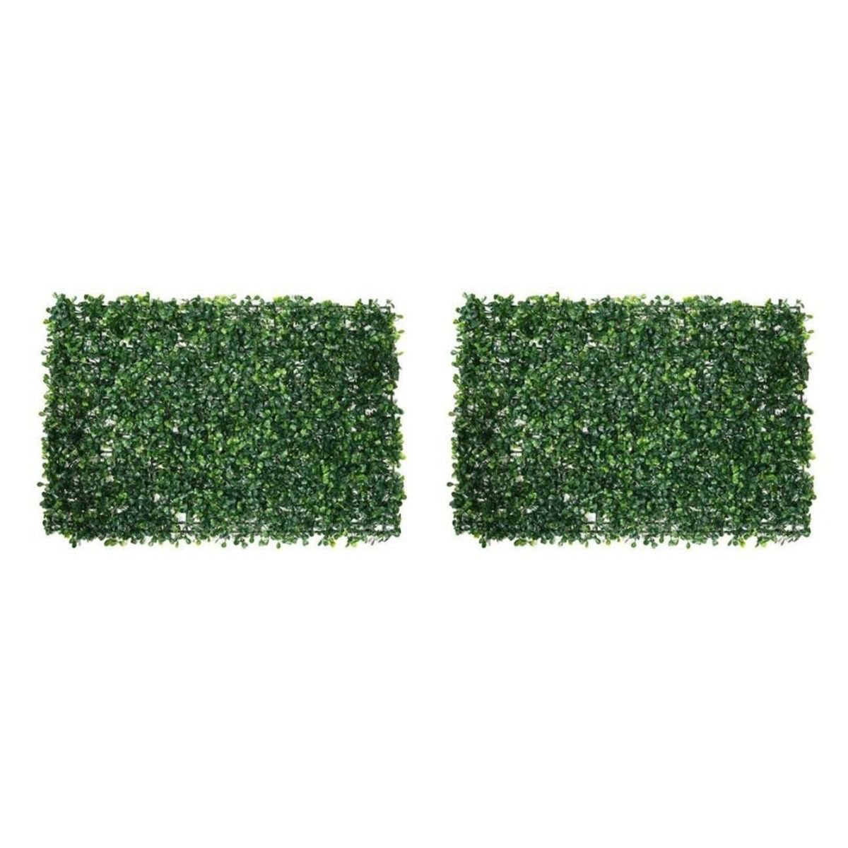 GENERICO - Pack 2 Pasto Palmeta Artificial Trebol Vetrical 60x40cm