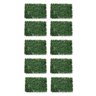 Imagen 2 del producto Pack 10 Pasto Palmeta Artificial Trebol Vetrical 60x40cm