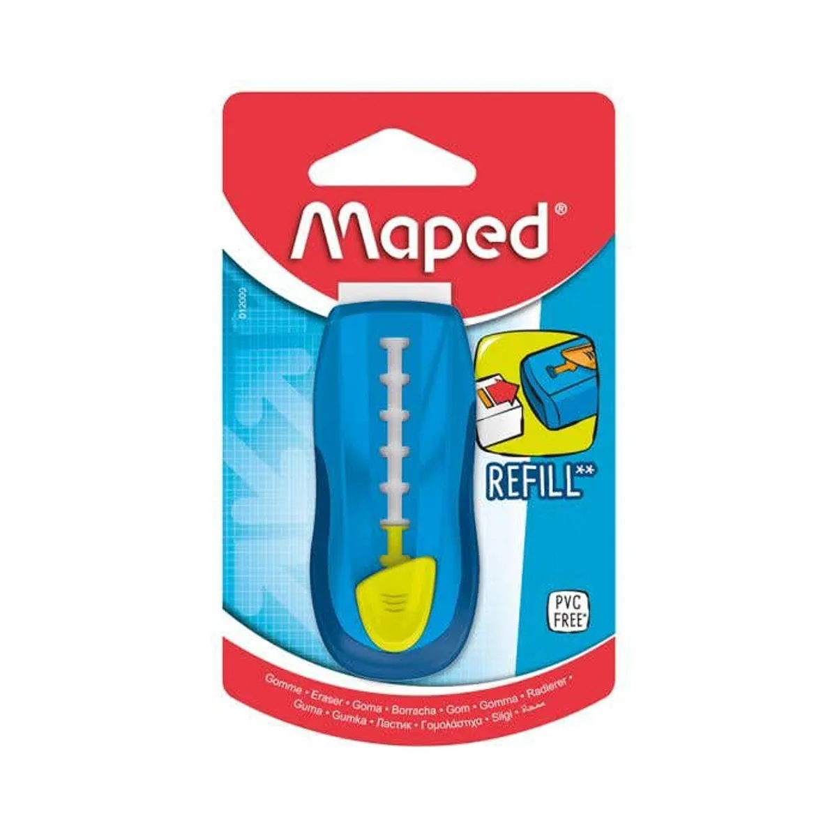 MAPED - Blister Goma de Borrar Gom Stick Maped
