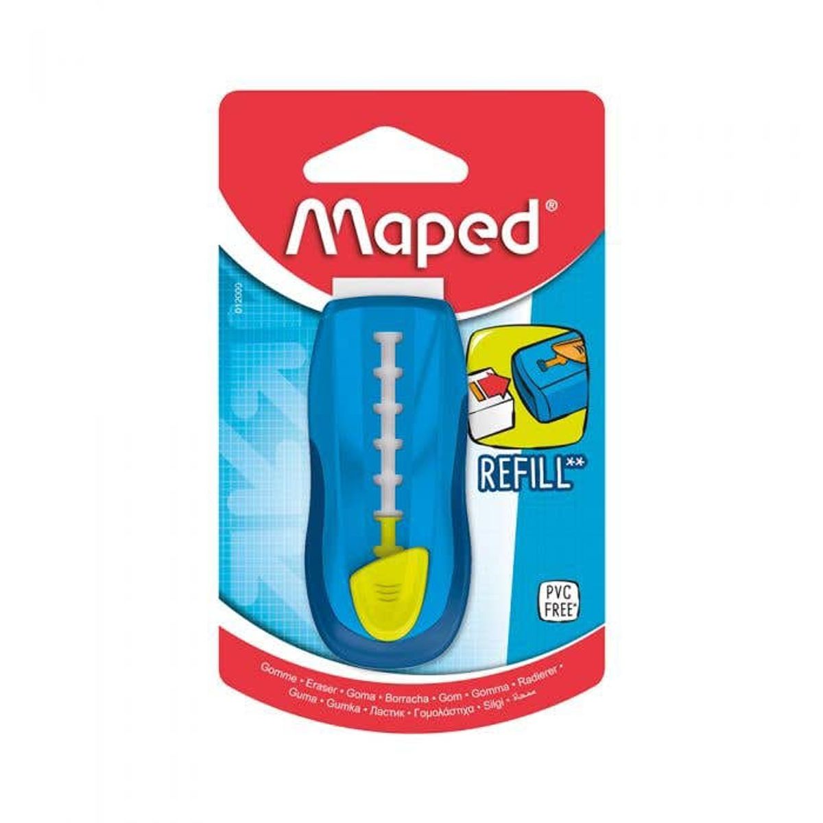 MAPED - Blister Goma de Borrar Gom Stick Maped