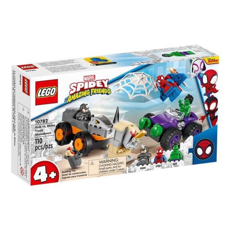 LEGO - Lego Spiderman - Camiones - Spidey Rhino y Hulk 10782