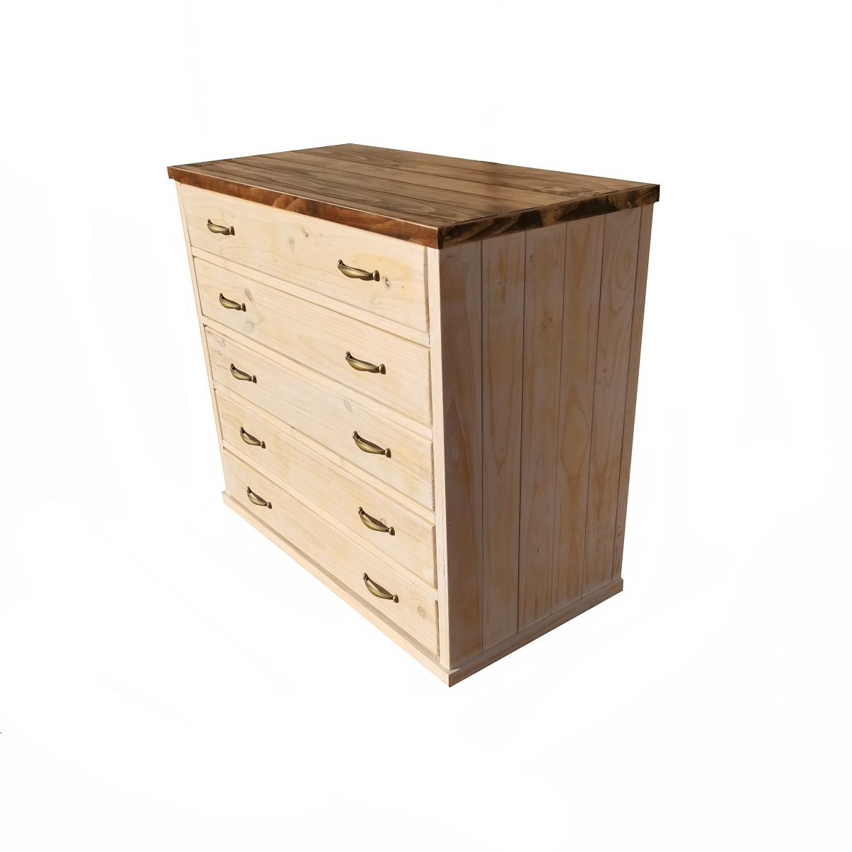 TAIKKEE - COMODA RUSTICA 5 CAJONES