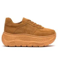 BOTELI - Zapatilla Mujer Camel Lassie