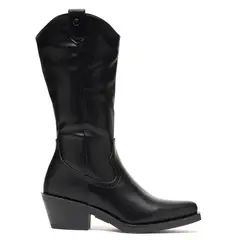 CARBIN - Bota Mujer Negro Llanera