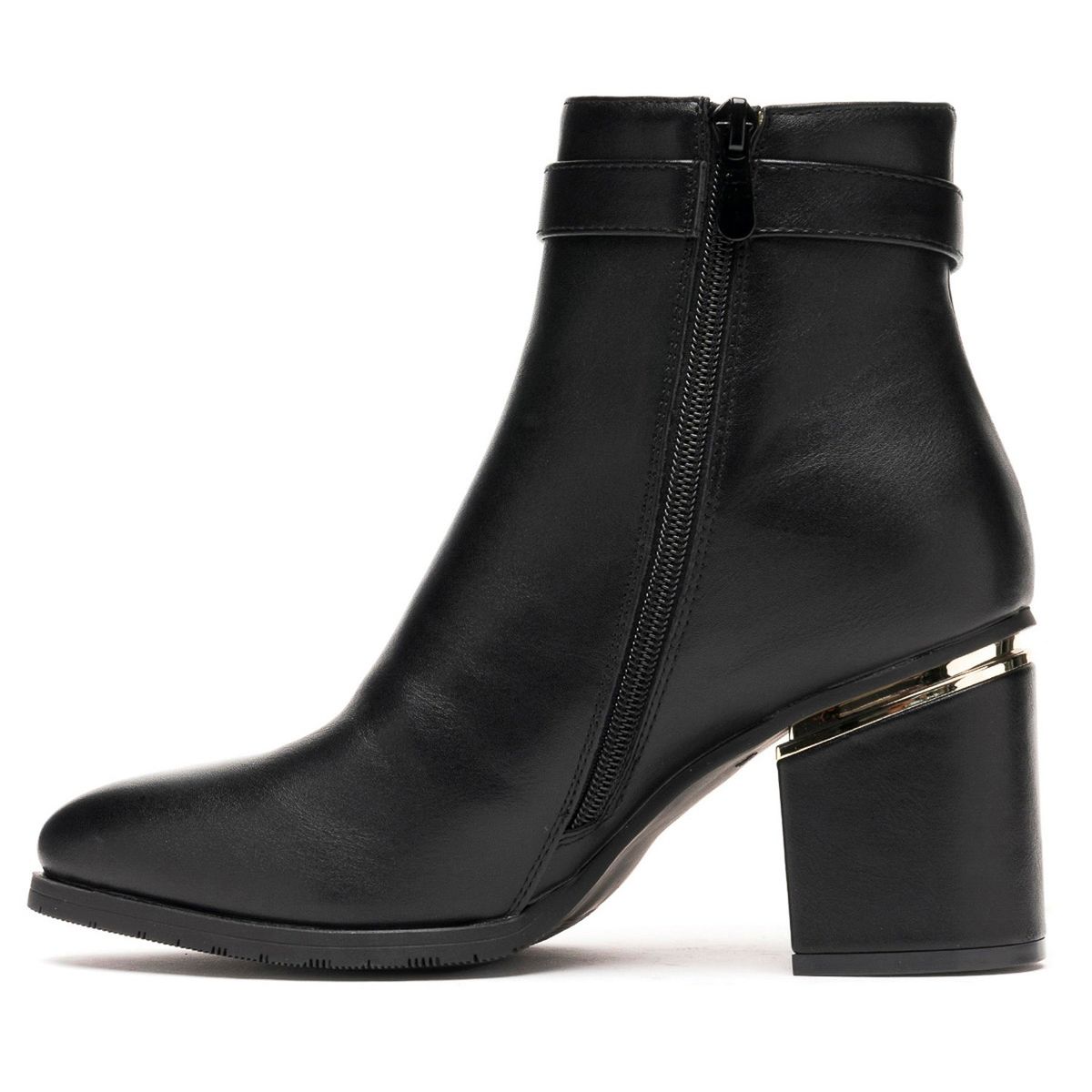 CARBIN - Botín Mujer Negro Rosales Carbin