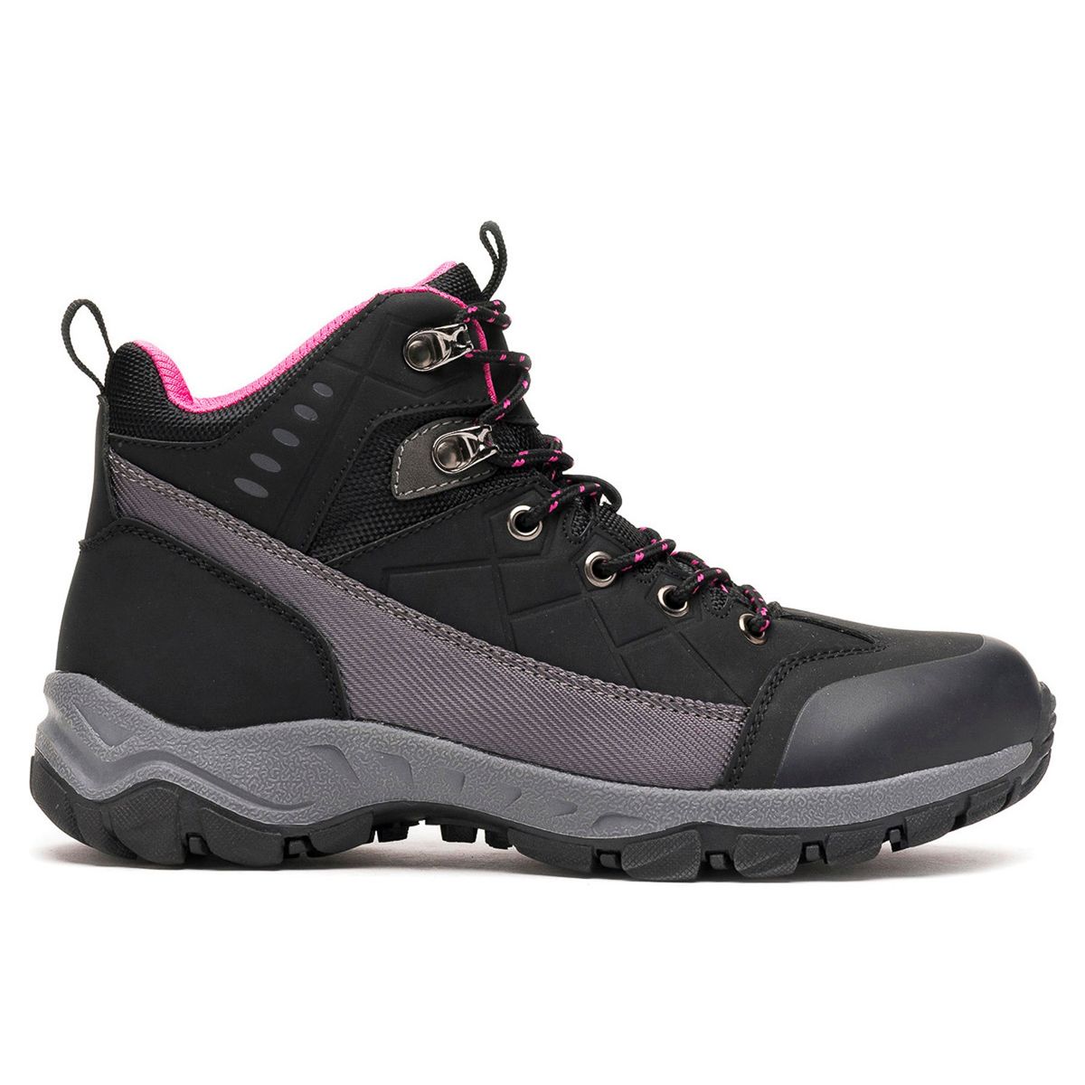 CARBIN - Bototo Mujer Negro Monguí Carbin