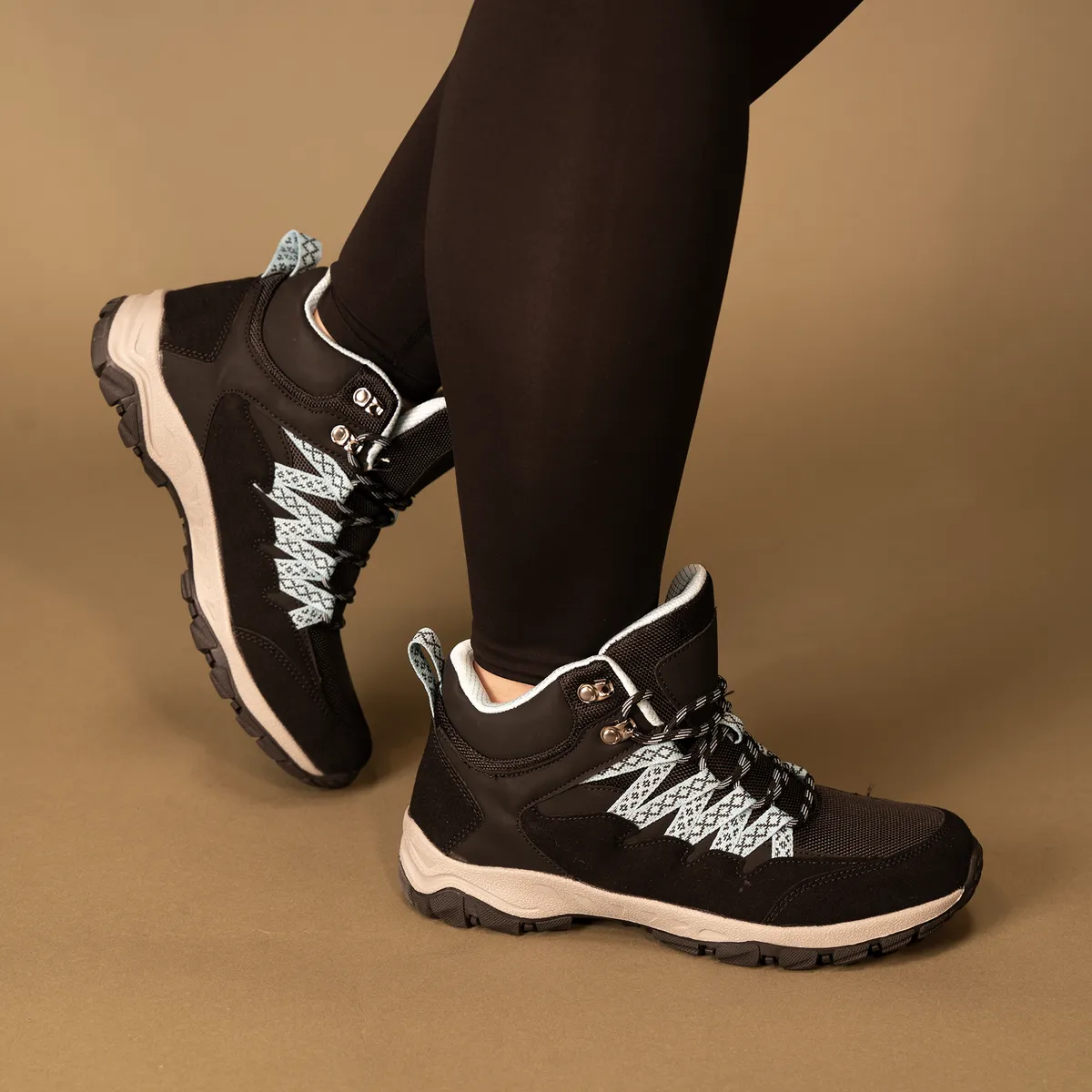 CARBIN - Bototo Mujer Negro Paipa Carbin