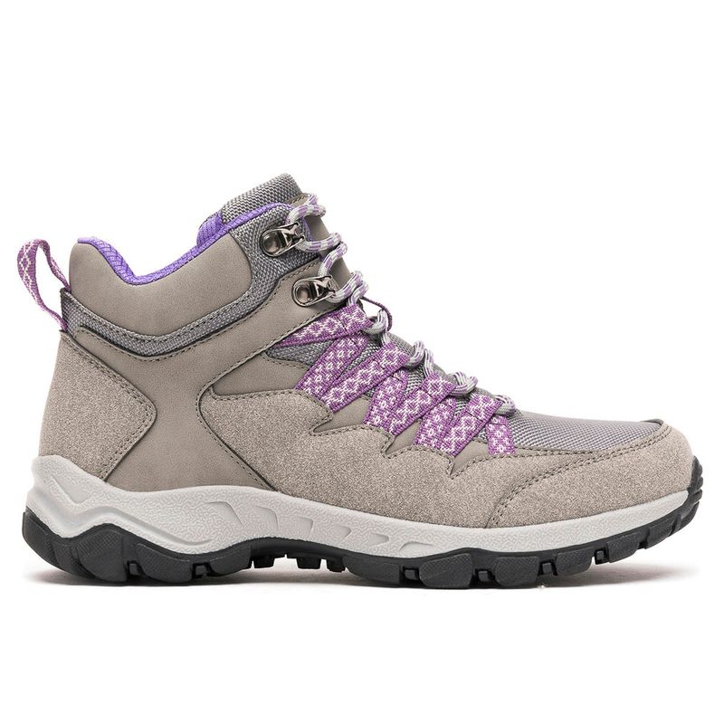 CARBIN - Bototo Mujer Gris Paipa Carbin