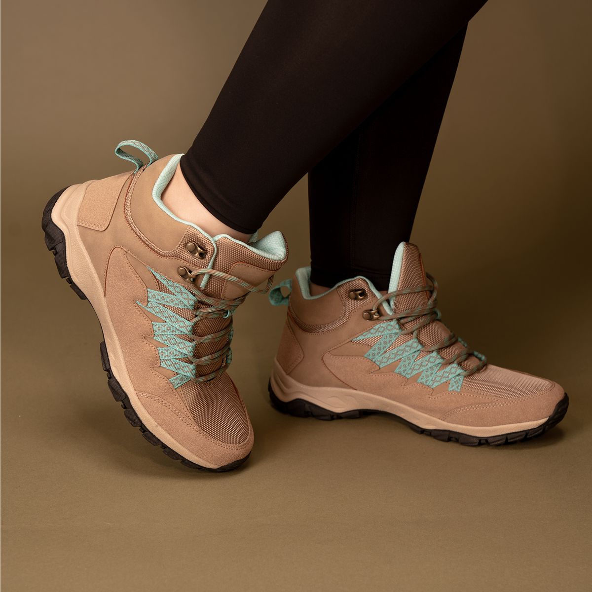 CARBIN - Bototo Mujer Beige Paipa Carbin