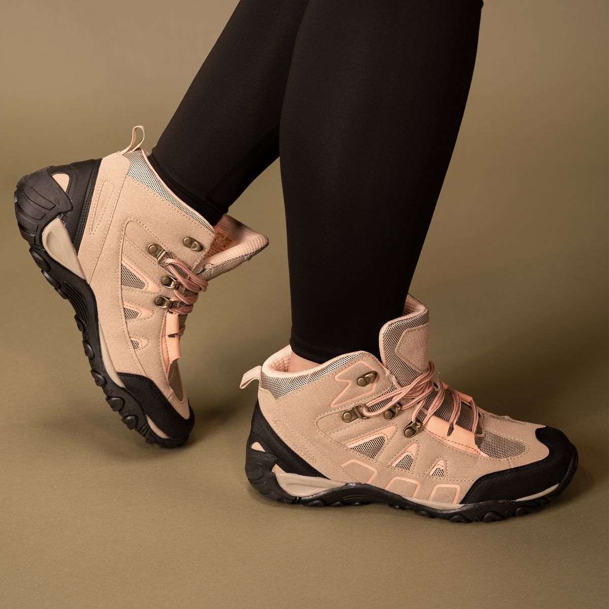 CARBIN - Bototo Mujer Beige Nobsa Carbin
