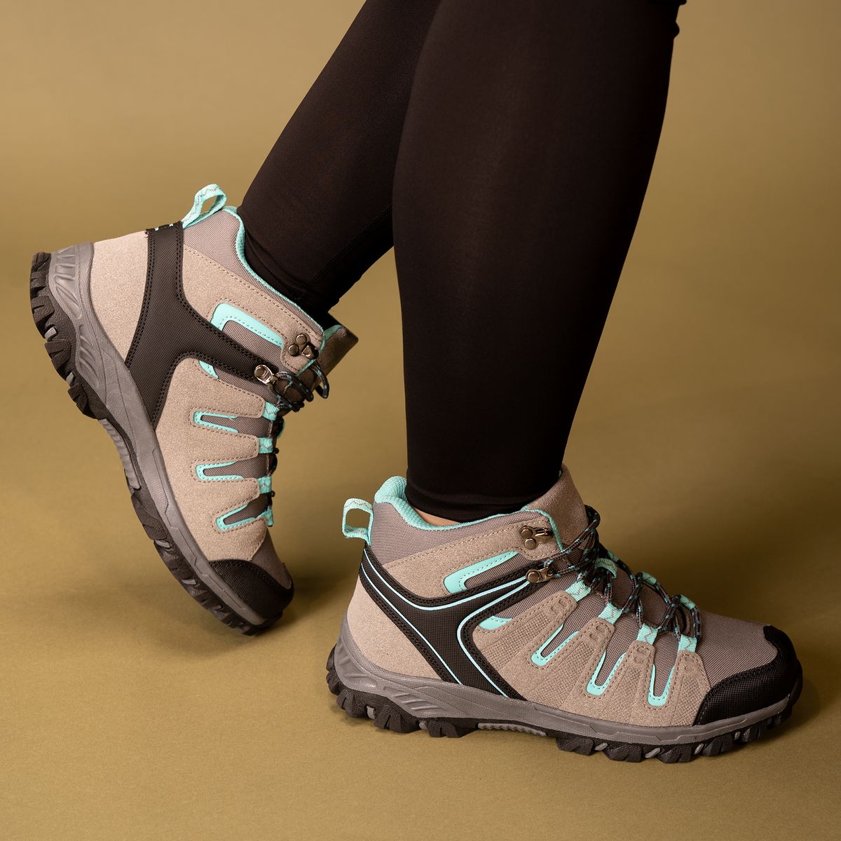 CARBIN - Bototo Mujer Gris Ciénaga Carbin