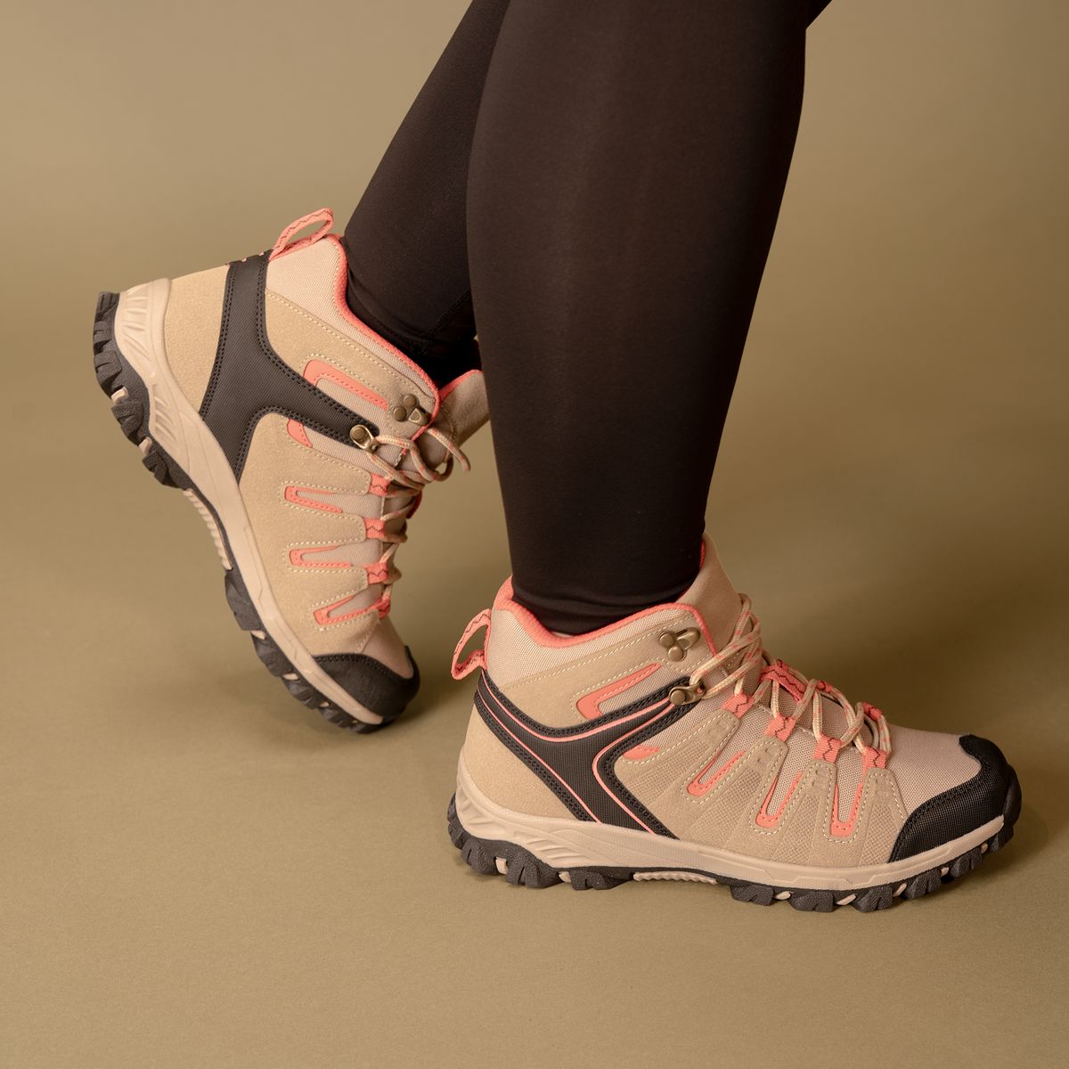 CARBIN - Bototo Mujer Beige Ciénaga Carbin