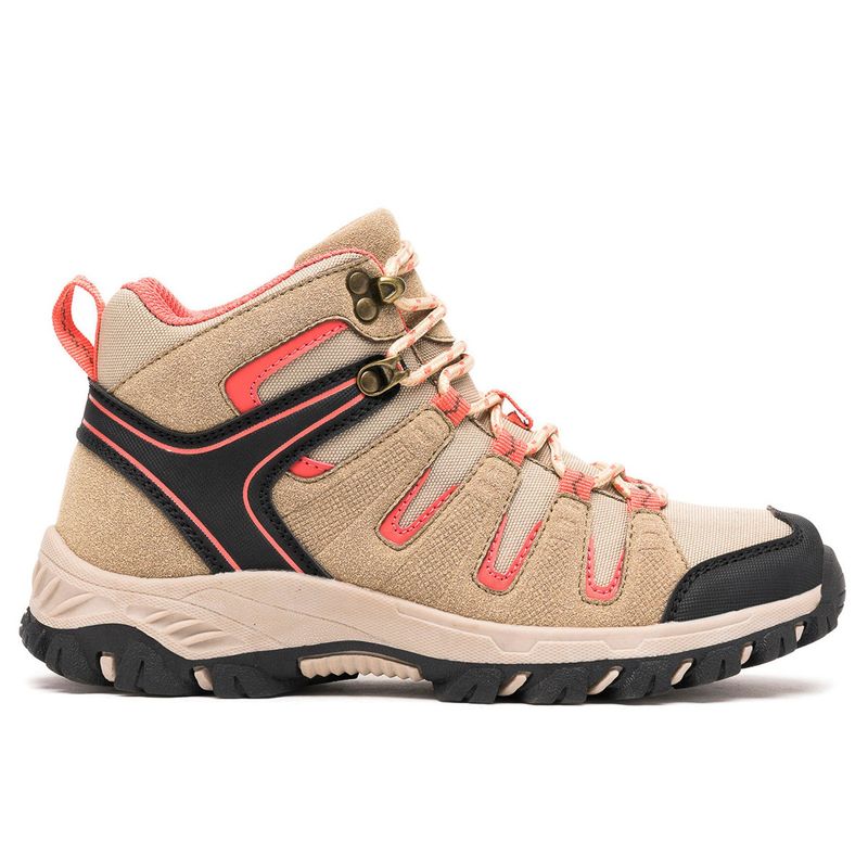 CARBIN - Bototo Mujer Beige Ciénaga Carbin